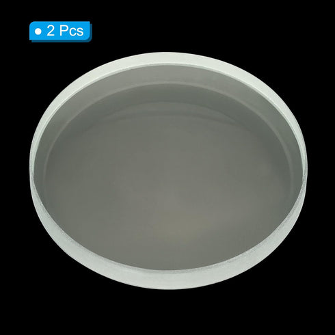 PATIKIL 6" (150mm) Focal Length Double Concave Lens, 2 Pack 50mm Diameter for Physics Experiment, Clear