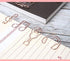 Rurili 40 Pcs Rose Gold Music Series Paper Clips, Creative Metal Office Supplies, Home Library Note Headphone Guitar
