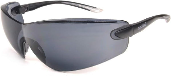 Bolle Safety 253-CB-40038 Cobra Safety Eyewear with Rimless Frame and Smoke Anti-Fog Lens