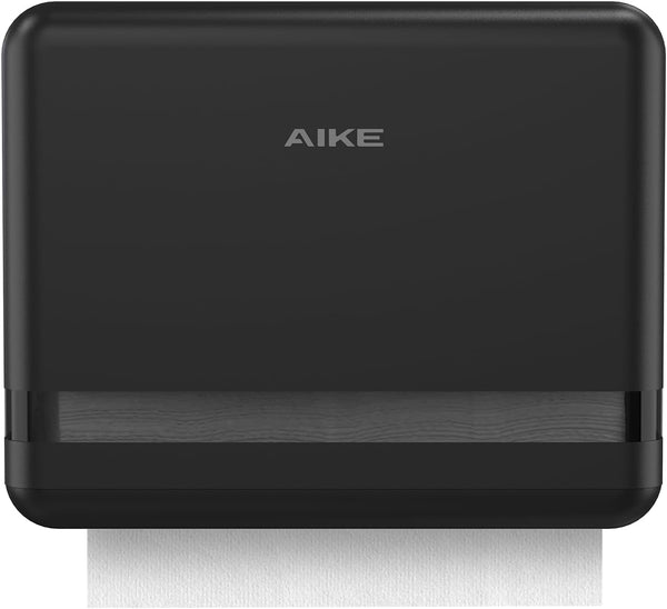 AIKE 200 Sheets Multifold Wall Mount Paper Towel Dispenser,with Lock for Home