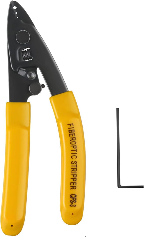 1 pc CFS-3 Fiber Optic Stripper, 3 Port Hole Stripping Tool with 6" Handle