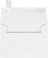 LUXPaper 4Bar A1 Invitation Envelopes, Peel & Press, 3 5/8" x 5 1/8", White, 250 Qty