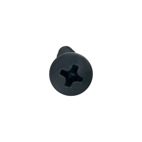100 Pack Rok Hardware #10 x 1 Coarse Deep Thread Pan Head Screws - Black Phosphate Wood MDF
