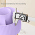 Desk Pencil Pen Holder 5 Slots, 360° Degree Rotating Organizer for Kids, Office, Home, School (Purple 2)