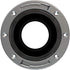 Oatey 43494 Fast Set Black ABS Stainless Steel Ring Closet Flange - 3-Inch x 4-Inch
