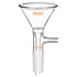 Glass Filter Funnel, Borosilicate Suction Funnel with 90mm Top Outer Dimension and 24/40 Inner Joint