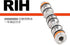 Pneumatic Lever Operated Manual Switch Valve 1/4"NPT Push&Pull Solenoid Valve Manual Control (5Way2Position)