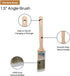 Vermeer 6-Pack Paint Brushes, Angle Brushes in Assorted Sizes for All Latex and Oil Paints & Stains, Home Improvement