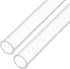 12" Clear Plastic Rigid Pipe, 7mm x 10mm Acrylic Tube for Plumbing, Hydraulics, DIY, 2Pcs