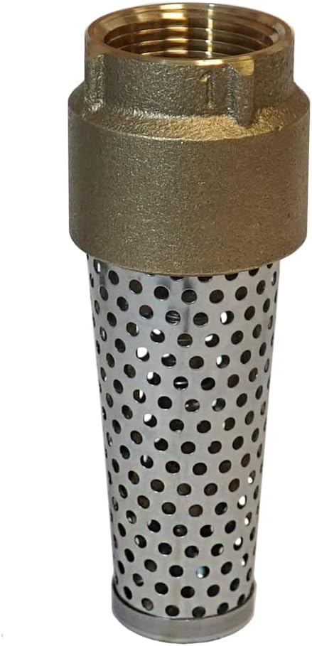 Merrill MFG FVNL100 1" No-Lead Brass Foot Valve - 710 Series, 1" Female Connection