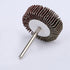 dophee Flap Wheel Sander Set, 1/8" Round Shank, 80 Grit Abrasive Sanding Wheels for Dremel Drill