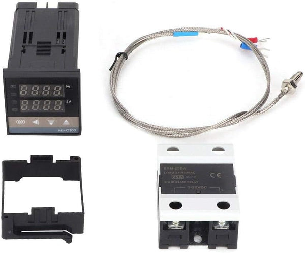 Thermostat 0-400? LED PID AC110V-240V Temperature Controller Digital Kit for Electric Power