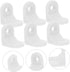20 40 DOITOOL Furniture Reinforcement Kit of Plastic Brackets for Cabinet Shelf Desk and Corner Support Furniture
