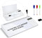 Green Plain Desktop Glass Whiteboard, Perfect Desk Board for Home, Office, and School, Glass Dry Erase Board