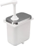 2.5L Sauce Pump Bottle, Sauce Dispenser, Single Head Pump, Condiment Dispensing Tool Condiment Pump Dispenser for Syrup