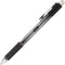 TUL Gel Pens, Retractable, Medium Point, 0.7 mm, Gray Barrel, Black Ink, Pack of 12