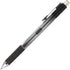 TUL Gel Pens, Retractable, Medium Point, 0.7 mm, Gray Barrel, Black Ink, Pack of 12