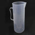 Othmro 2000ml Measuring Cup, Plastic Graduated Beaker with Handle for Lab Kitchen Liquids, 2pcs
