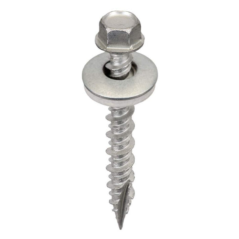 Acorn Metal-Wood Roofing Screws #9 x 1" - Galvanized Steel - Bag of 250 Pieces