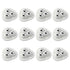 Comimark 12 pcs Household Adhesive Universal Wheel, Three-Ball Hole-Free Silent Hardware Accessories Small Pulley