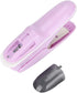 Stapleless Stapler, No Staple Hand Stapleless Tool for Office School, Binding Up to 8 Sheets of 70g Copy Paper, Purple