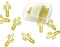 Binder Paper Clip, 30 Cute Cactus Paper Clips for Creative Decoration in Home, School, and Office (B)