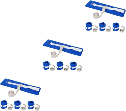 COLLBATH 12pcs Adjustable Medical Wrist Straps for Hospital Patients Extraction Ties for