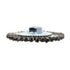 Benchmark Abrasives 4-1/2" x 1/4" Stringer Bead Wire Wheel for Weld Cleaning, 5/8"-11 Thread