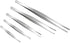 Hysagtek 5 Pcs Stainless Steel Gardening Tweezers Set, Large Long Plant Tweezers for Gardening, Kitchen, Succulents,