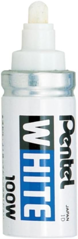 Pentel Bullet Tip Broad Marker - White - Art Supplies
