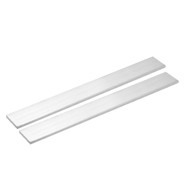 uxcell Square Aluminum Flat Bar, 2Pcs 1/4" Thick 1.4" Width 12" Length 6061 Aluminum Flat Plate for Industrial Use