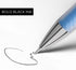 Canopy Street Multi Color Motivational Gel Pen Set, 5 Black Ink Gel Glide Pens, Colorful Office Supplies.