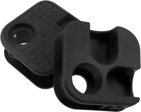 AYLIFU 1.881.880.82inch 4 Chair Rubber Legs Chair Leg Replacement Camping Chair Accessories with Screws Black