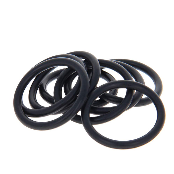 Othmro 50pcs Nitrile Rubber O-Rings, 30mm OD, 3.1mm Wire Dia, Black Washers for Oil or Air Sealing
