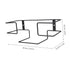 4pcs Settings ULTECHNOVO Wall Mounted Glove Dispenser Holder Tissue Box Organizer Stylish Metal Design for Efficient