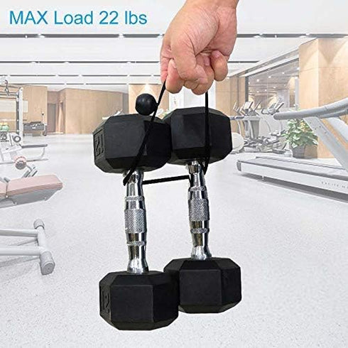 ZOAN 25Pcs 6 Inch Heavy Duty Ball Bungee Cord, Tarp Tie Down Camping Bungee Balls for Tents, Wires, Hoses (Black)