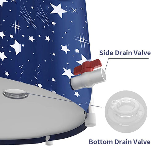 BDL Portable Bathtub, Foldable Adult Japanese Soaking Bath Tub, BDL Freestanding Ice and Hot tubs with Thermal Foam