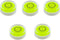 5Pcs Small Circular Bubble Levels with Double Sided Adhesive Bottom, Mini Stick-on Bubble Spirit Level Measuring Tools