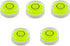 5Pcs Small Circular Bubble Levels with Double Sided Adhesive Bottom, Mini Stick-on Bubble Spirit Level Measuring Tools