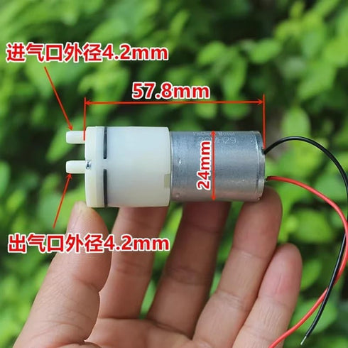 StiNGZjdM 5V 6V 370 DC Small Mini Motor Air Oxygen Pump Micro Vacuum Negative Pressure Suction Pump DIY Inflator