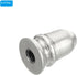 1" 4Pcs 1/4-27 PATIKIL Tall Iron Lamp Finials Cap Knob, Lamp Screw Round Head Holder Tapped for Table and Floor Lamp