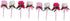 EXCEART 8 Pcs Stylus Pen Set - Artificial Peony Ornaments, Funny Ballpoint Pens, Creative Signature Pens, Office Bulk