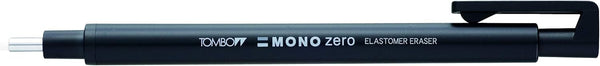 Tombow Mono Zero Round Sharp Eraser, Black (EH-KUR11)