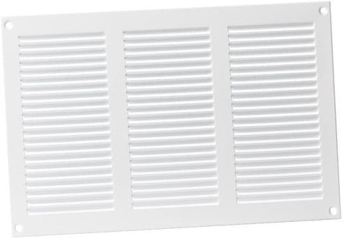 EUROPLAST 12x8 inch Vent Cover | White Register Vent Cover with Screen Mesh for HVAC Home Improvement