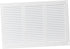 EUROPLAST 12x8 inch Vent Cover | White Register Vent Cover with Screen Mesh for HVAC Home Improvement