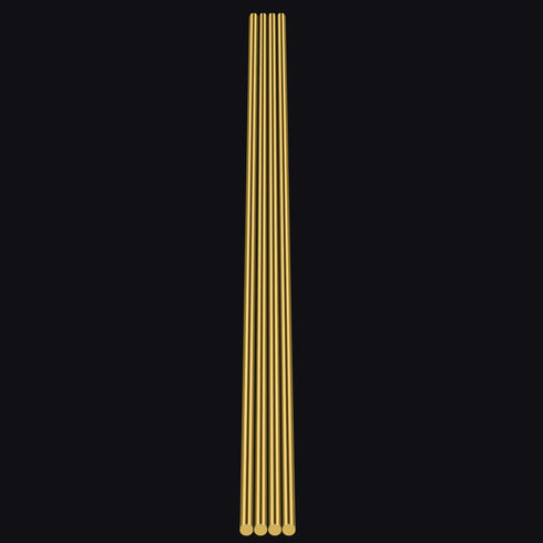 Favordrory 4PCS Brass Round Rods, 1/8 Inch in Diameter, 14 Inches in Length