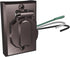 Solus SCO-338Z 120V Grounded Electrical Outlet for Outdoor Lamp Post and Poles, Energy Saving, Weather Resistant, UL