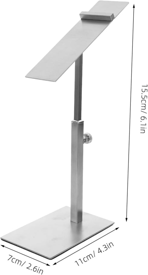 Closet PRETYZOOM Adjustable Height Metal Shoe Rack Shoes Rack for Entryway Store Stainless Steel Holder
