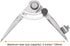 Wing Divider Compass, 4 Inch Adjustable Lockable Woodworking Compass with Pencil Holder for Geometry Drawing