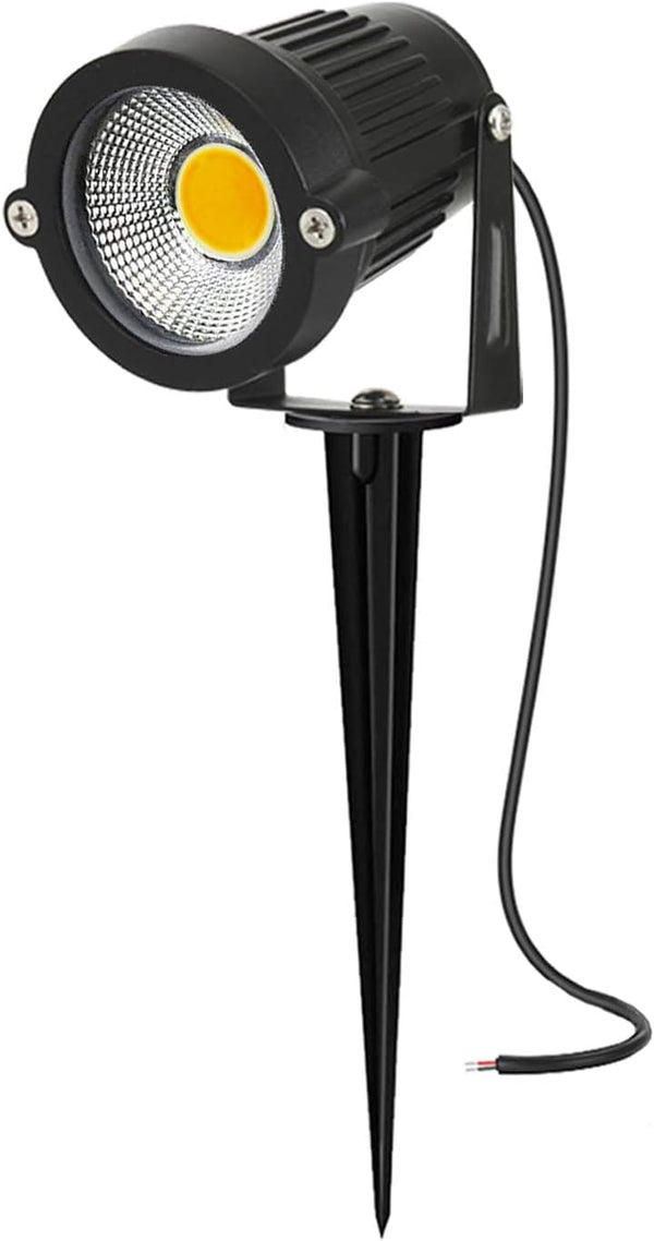LED Landscape Lights Low Voltage Spotlights, 5W 12V 24V Garden Pathway Lights for Indoors Outdoors
